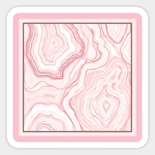 Blush Agate Sticker